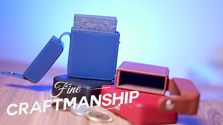 MAZE Leather Card Case, Red by Bond Lee
