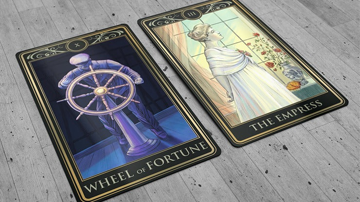 Deluxe Titanic Tarot Cards, Wood Box and Boarding Pass