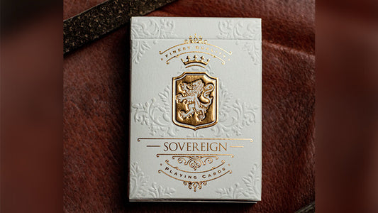 Sovereign, White Exquisite Playing Cards by Jody Eklund