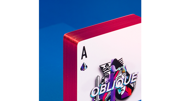 Oblique Gilded Playing Cards by CardCutz