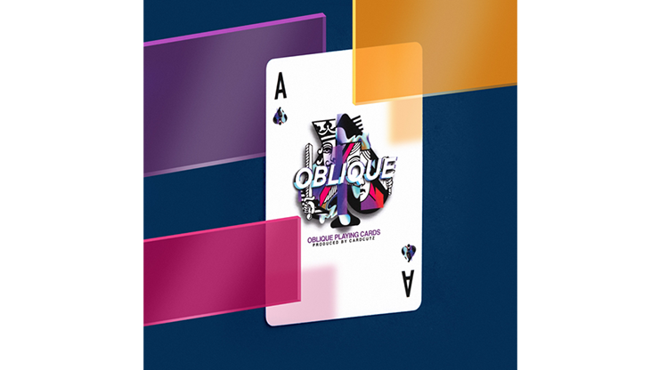 Oblique Gilded Playing Cards by CardCutz