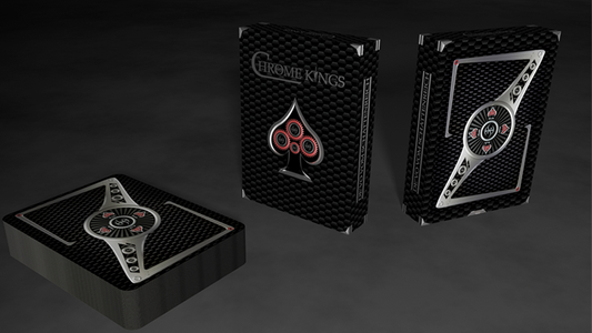 Chrome Kings Carbon Playing Cards, Standard