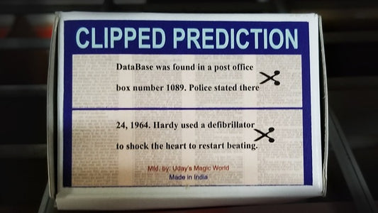 CLIPPED PREDICTION, PO Box/Medic by Uday