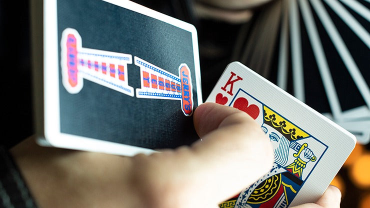 Vintage Feel Jerry';s Nuggets, Black Playing Cards