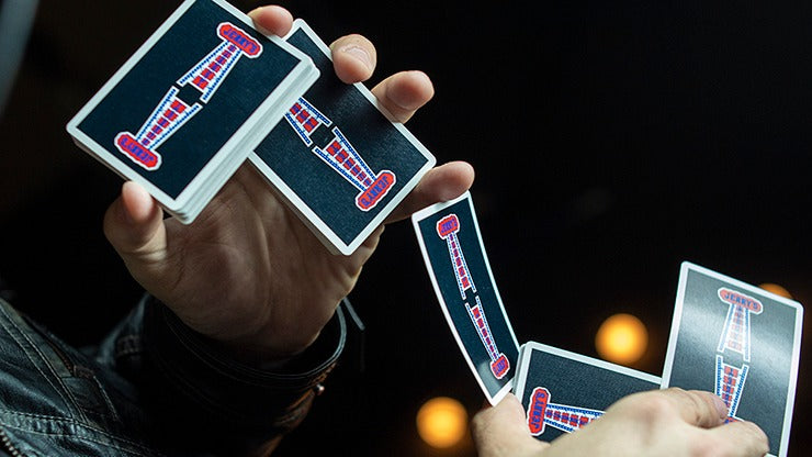 Vintage Feel Jerry';s Nuggets, Black Playing Cards
