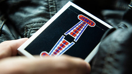 Vintage Feel Jerry';s Nuggets, Black Playing Cards