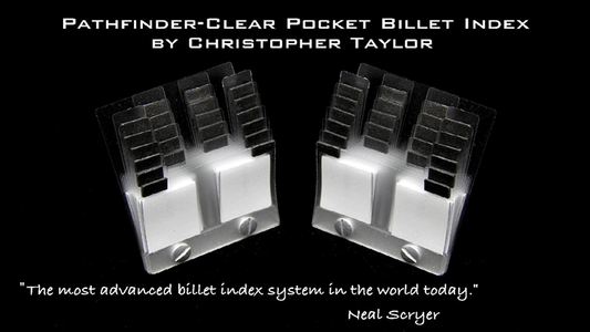 The Path-Finder Clear Pocket Index Pair, Gimmick and Online Instructions by Christopher Taylor