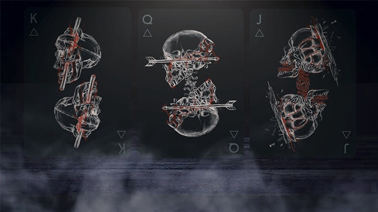 Black Trauma Playing Cards
