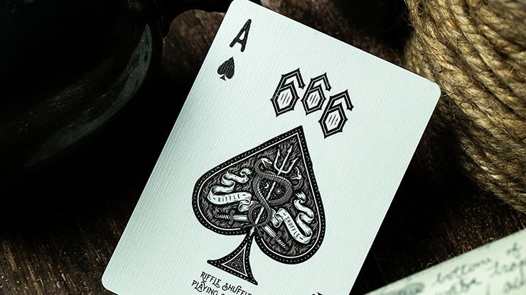 666 Dark Reserves, Silver Foil Playing Cards