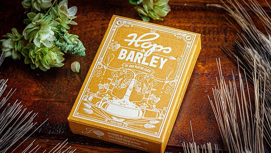 Hops & Barley, Pale Gold Pilsner Playing Cards by JOCU Playing Cards