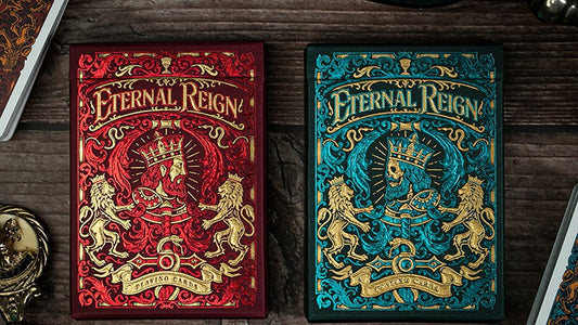 Eternal Reign, Sapphire Kingdom Playing Cards by Riffle Shuffle