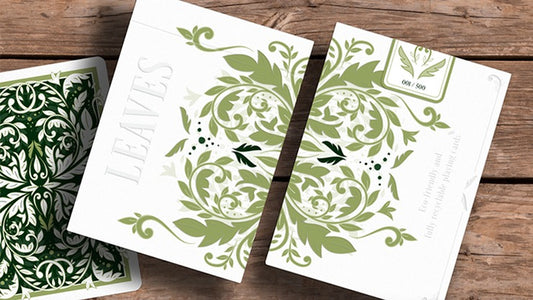Leaves Collector';s, White Playing Cards by Card House Company