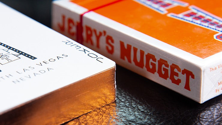 Gilded Vintage Feel Jerry';s Nuggets, Orange Playing Cards