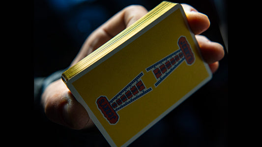 Gilded Vintage Feel Jerry';s Nuggets, Yellow Playing Cards