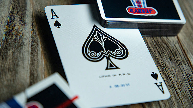Gilded Vintage Feel Jerry';s Nuggets, Black Playing Cards
