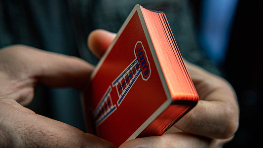 Gilded Vintage Feel Jerry';s Nuggets, Red Playing Cards