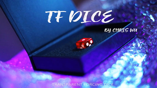 TF DICE, Transparent Forcing Dice RED by Chris Wu