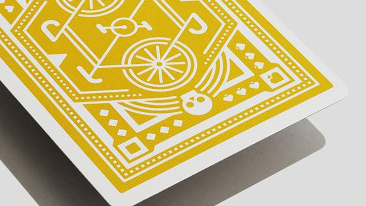 DKNG, Yellow Wheel Playing Cards by Art of Play