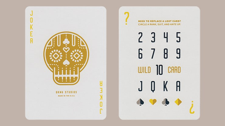 DKNG, Yellow Wheel Playing Cards by Art of Play
