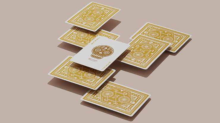 DKNG, Yellow Wheel Playing Cards by Art of Play