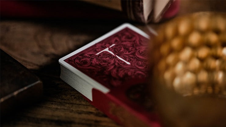 Luxury Sword T, Red Playing Cards by TCC