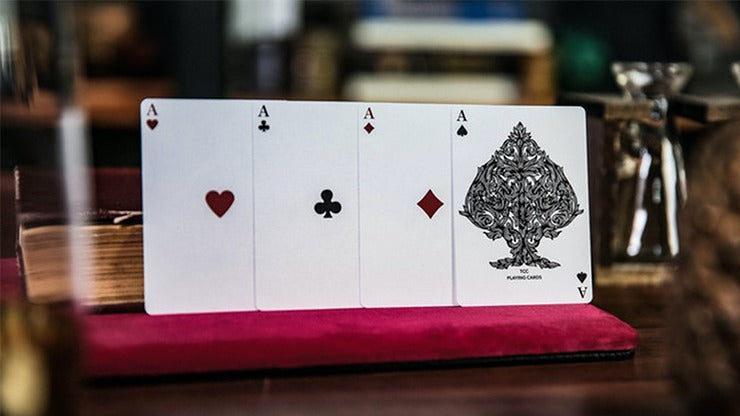 Luxury Sword T, Red Playing Cards by TCC