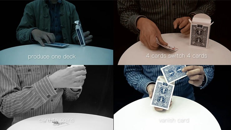 P Case BLUE, Gimmicks and Online Instructions by Bocopo Magic & Silver Wing