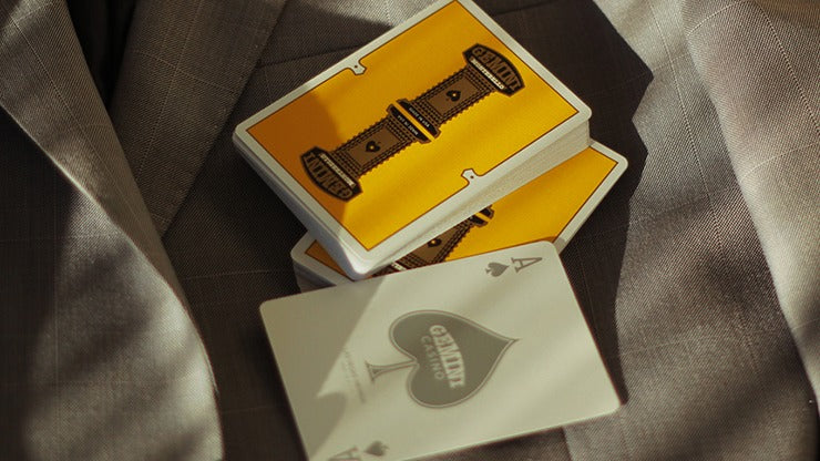 Gemini Casino Yellow Playing Cards by Gemini