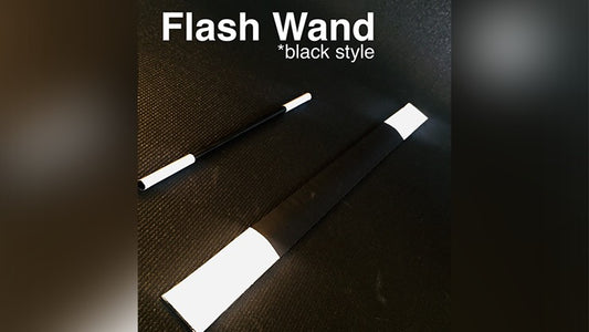 FLASH WAND, BLACK by Victor Voitko (Gimmick and Online Instructions)