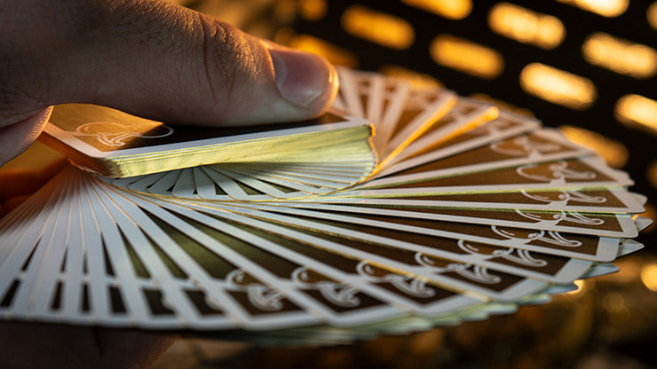 Limited Edition Cherry Casino Gilded, Monte Carlo Black and Gold Numbered Seals Playing Cards by Pure Imagination Projects