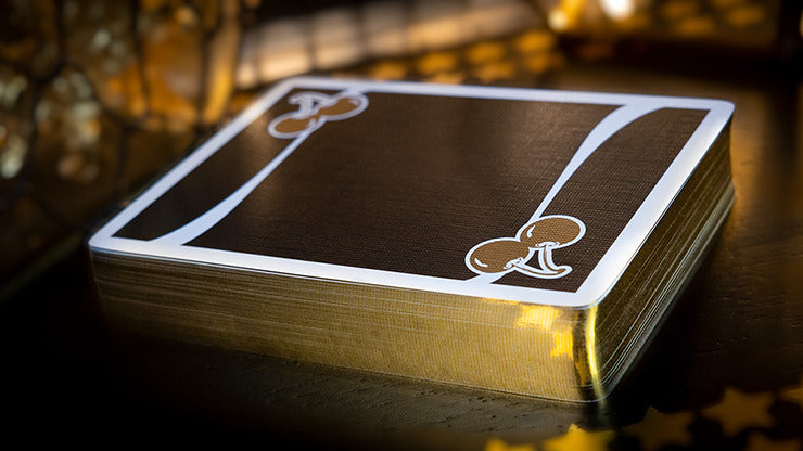 Limited Edition Cherry Casino Gilded, Monte Carlo Black and Gold Numbered Seals Playing Cards by Pure Imagination Projects