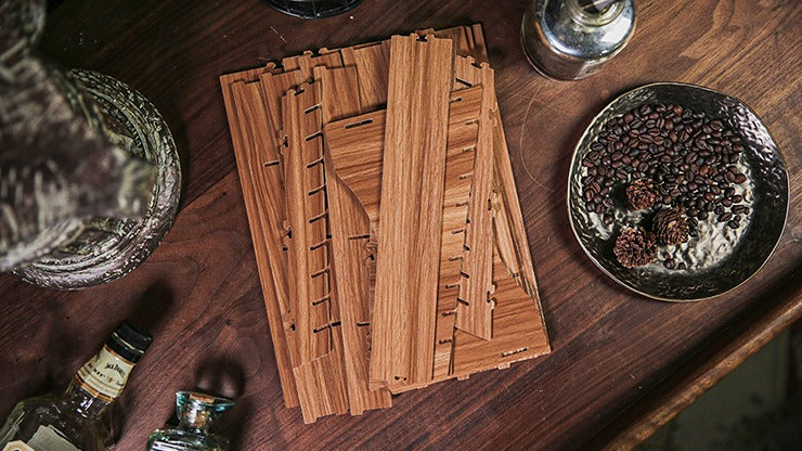 Wooden, Large- 40 Decks Card Magic Display by TCC