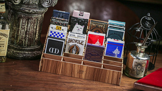 Wooden, Large- 40 Decks Card Magic Display by TCC