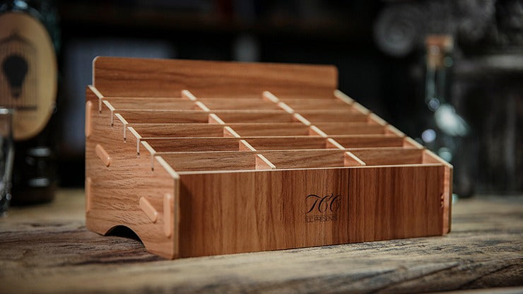 Wooden, Small- 18 Decks Card Magic Display by TCC