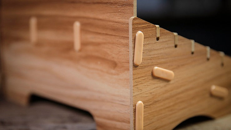 Wooden, Small- 18 Decks Card Magic Display by TCC