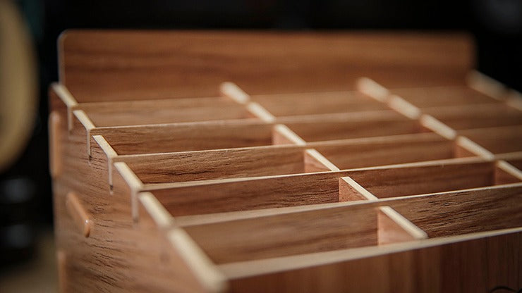 Wooden, Small- 18 Decks Card Magic Display by TCC