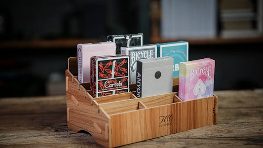 Wooden, Small- 18 Decks Card Magic Display by TCC