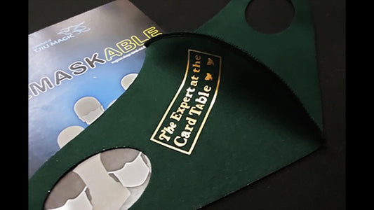 ReMASKable Expert at the Card Table, gold by Agus Tjiu & Adrian Martinus