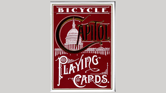 Bicycle Capitol, Red Playing Cards by US Card Magic
