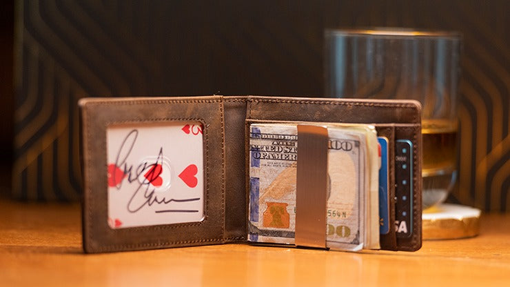 FPS Wallet Brown, Gimmicks and Online Instructions by Magic Firm