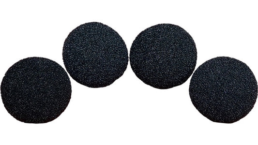 3 inch High Density Ultra Soft Sponge Ball, BLACK Pack of 4 from Magic by Gosh