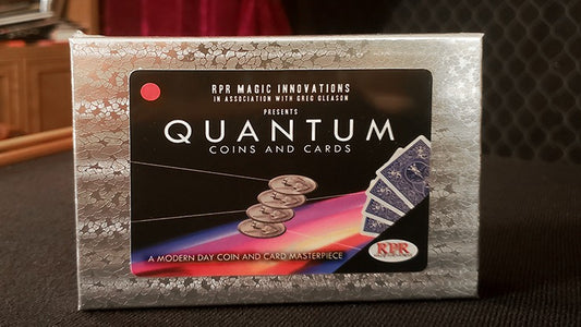 Quantum Coins, Euro 50 cent Blue Card Gimmicks and Online Instructions by Greg Gleason and RPR Magic Innovations