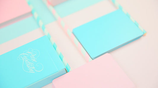 Pure Cardistry Double Back, Blue Playing Cards