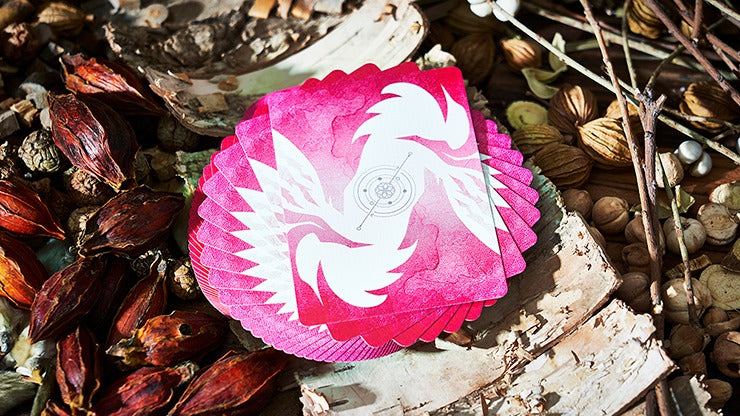 Lonely Wolf, PINK Playing Cards by Bocopo