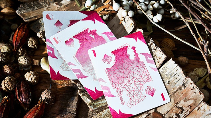 Lonely Wolf, PINK Playing Cards by Bocopo