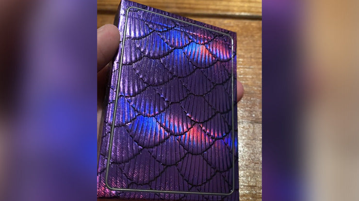Marvelous Hummingbird Feathers, Purple Playing Cards by Kellar