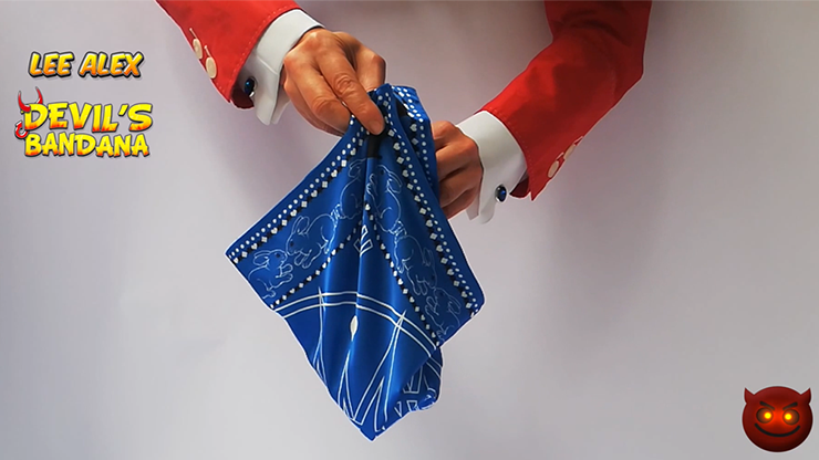 Devil';s Bandana, Blue by Lee Alex