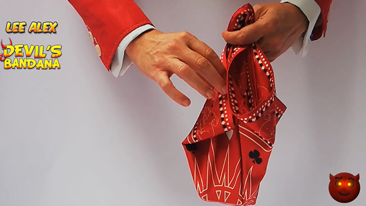 Devil';s Bandana, Red by Lee Alex