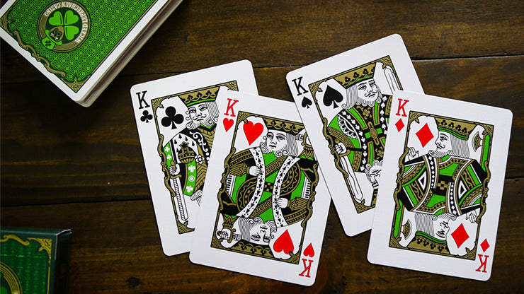 Slot Playing Cards, Wicked Leprechaun Edition by Midnight Cards