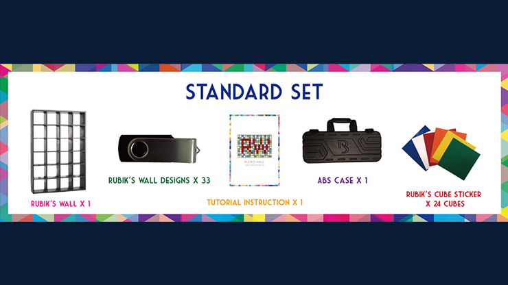 RUBIKS WALL Standard Set by Bond Lee